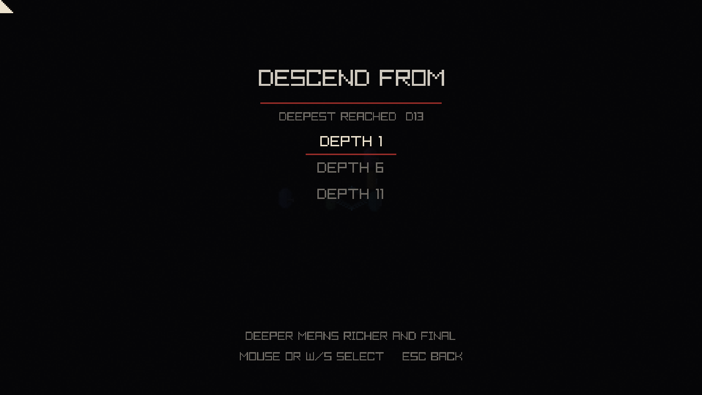 выбор глубины
